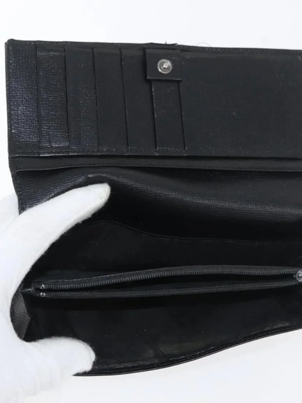 GUCCI GG Canvas Guccissima Wallet Leather 10 Set Beige Black Brown Auth